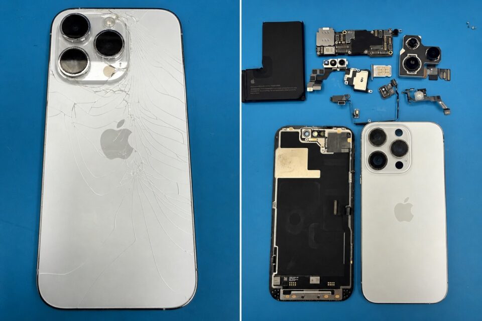 iPhone 14 Pro 後玻璃爆裂修復｜紅磡手機維修案例